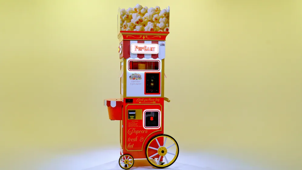 Guests enjoying the Sweet Robo PopCart