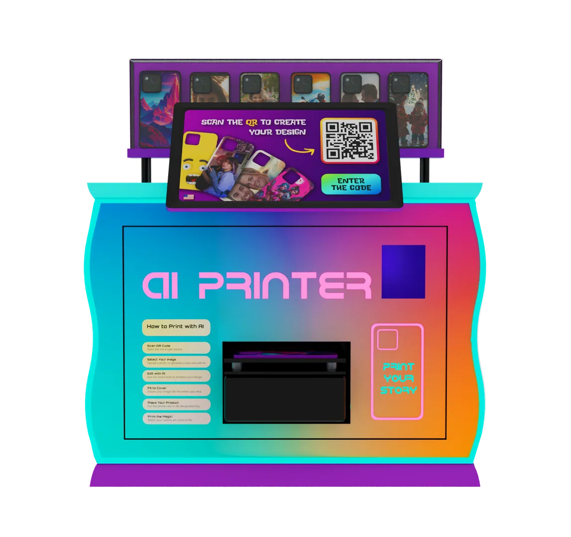Sweet Robo AI Printer vending machine