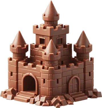 3D-printed chocolate design from the Sweet Robo ChocoPrint