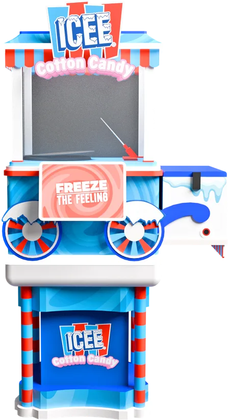 The Sweet Robo Cotton Candy VMP in official ICEE branding