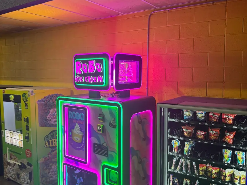 Sweet Robo machine at a vending & break areas venue